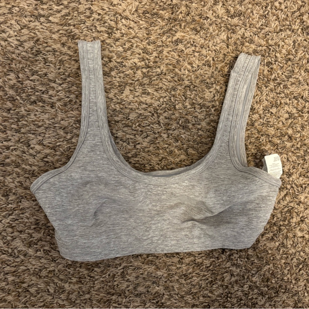 ALO Yoga Light Gray bra